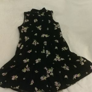 Art class girls black floral Roper